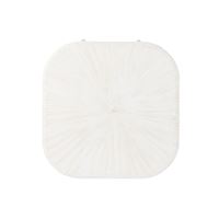 DECOR PAREDE MADEIRA  BRANCO 89X3X89CM